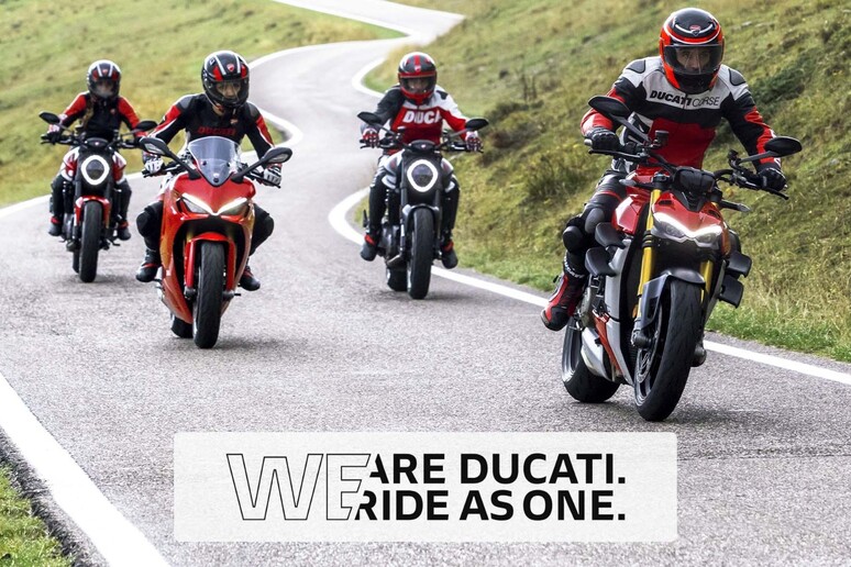 Ducati, #WeRideAsOne celebra le  'rosse ' di Borgo Panigale - RIPRODUZIONE RISERVATA