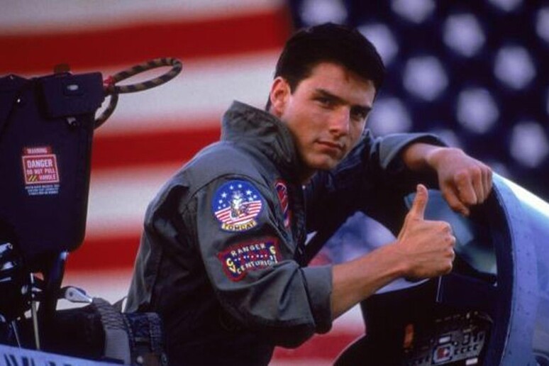 Tom Cruise in Top Gun - RIPRODUZIONE RISERVATA